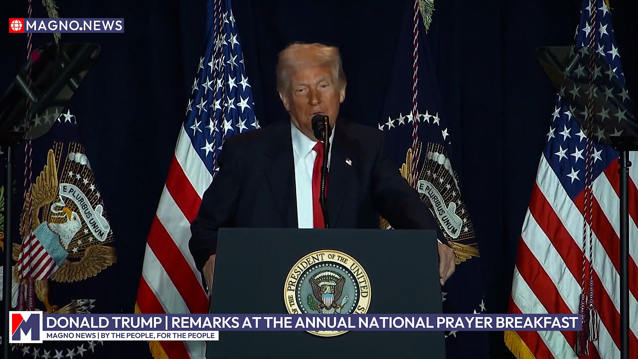 Donald Trump | Remarks at the Annual National Prayer Breakfast in US Capitol (Feb 06, 2025) [LIVE]