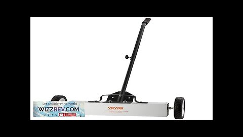 VEVOR 45Lbs Rolling Magnetic Sweeper with Wheels Push-Type Magnetic Pick Up Sweeper Review