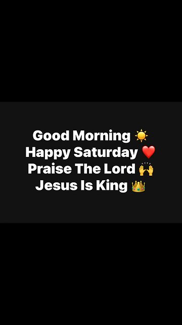 Happy Saturday! ❤️🙏