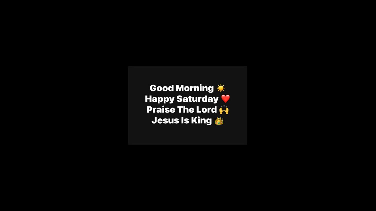 Happy Saturday! ❤️🙏