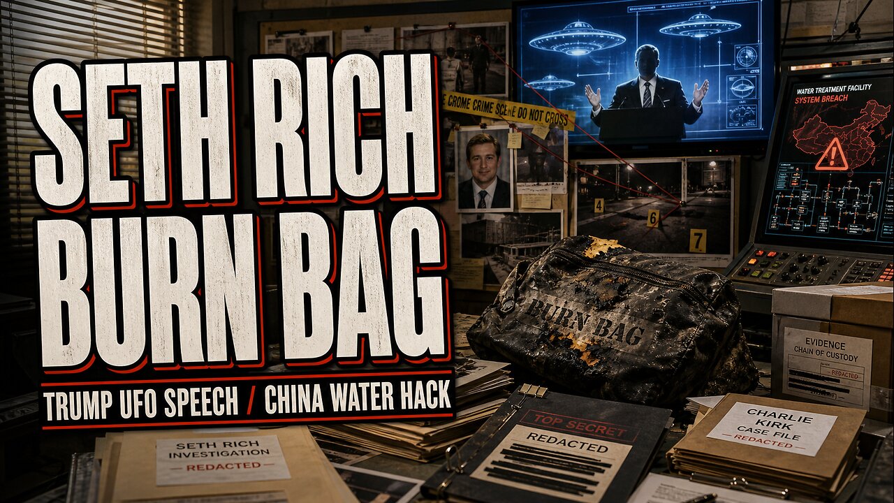 OBDM1405 - Seth Rich Burn Bag | Trump UFO Speech | Charlie Kirk Crime Scene | China Water Hack