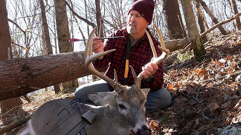 Broken Arrow Buck! November Bowhunting! #subscribe #archery #deer #fall #nature #hunting #outdoors