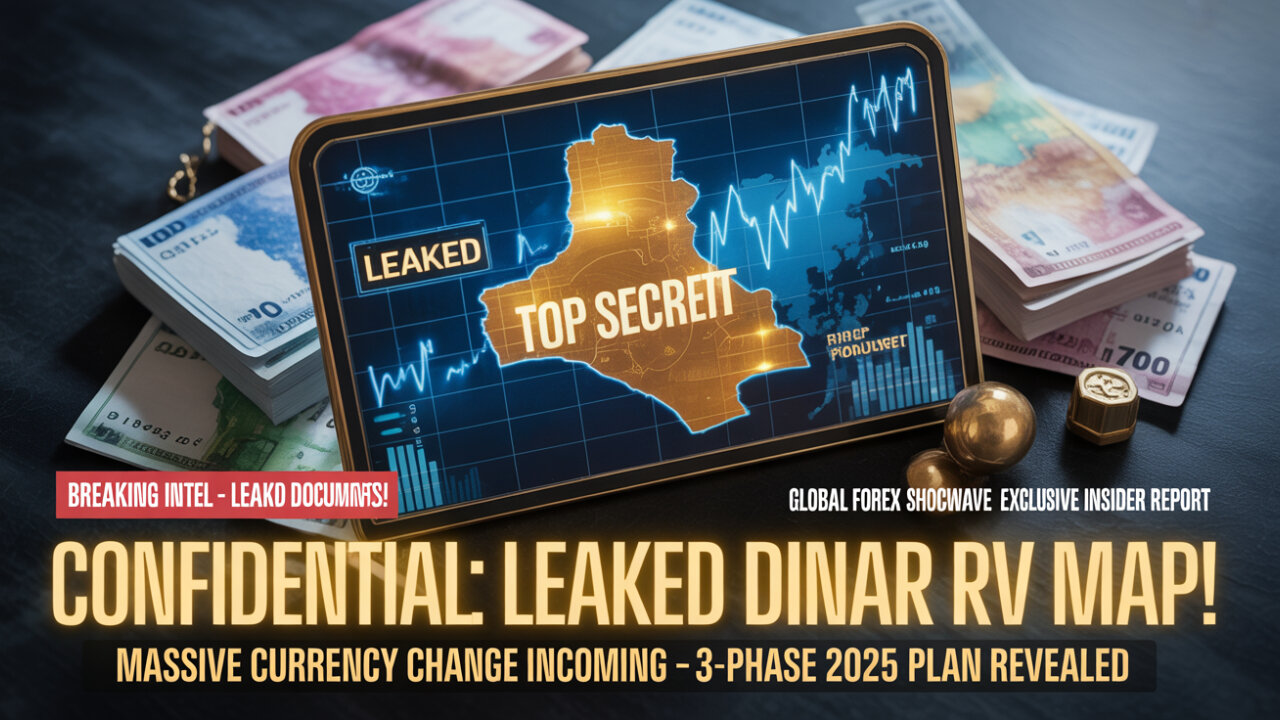 ⚡CONFIDENTIAL Leaked Iraqi Dinar RV Map Shows Massive Currency Change Incoming 💥💥 Today IQD News!