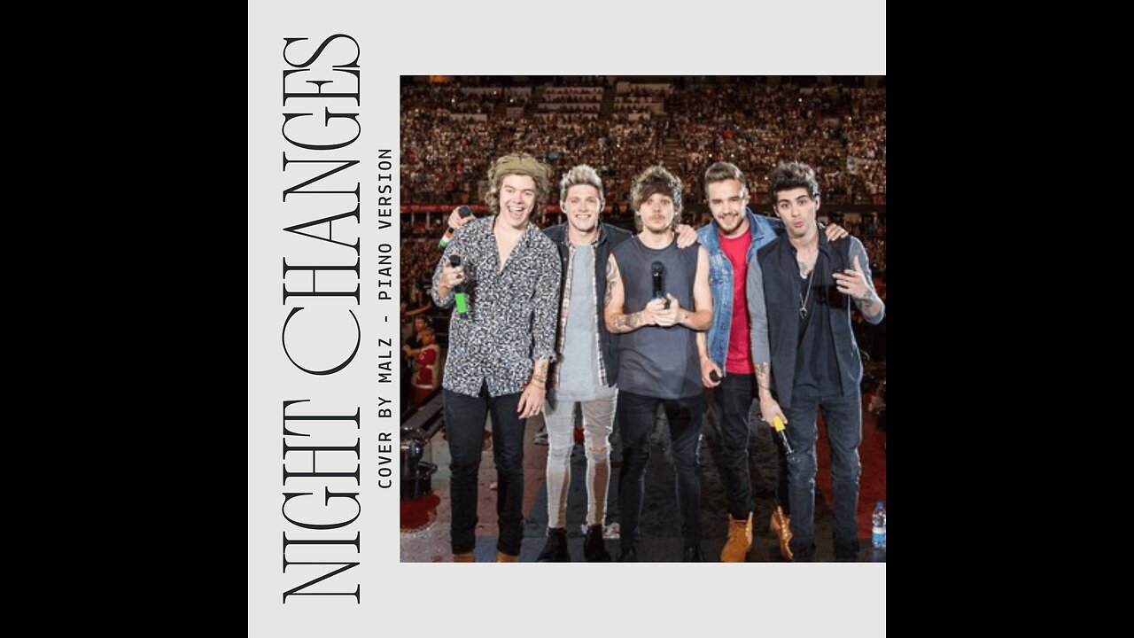 One Direction - Night Changes (PIANO - Cover By MALZ)