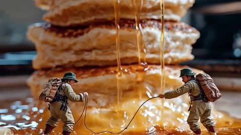 RUN...it's kitchen nightmares!! #miniatureworld #animation #food #cooking