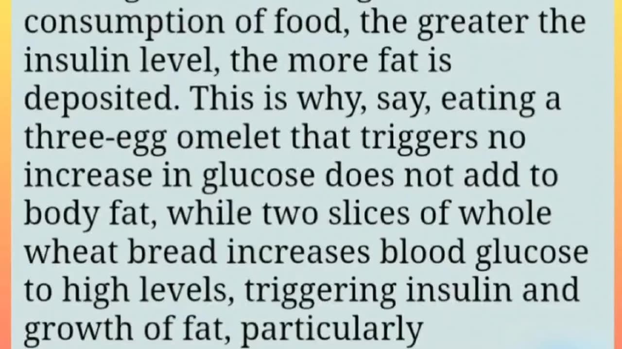 Glucose Insulin Fat deposit