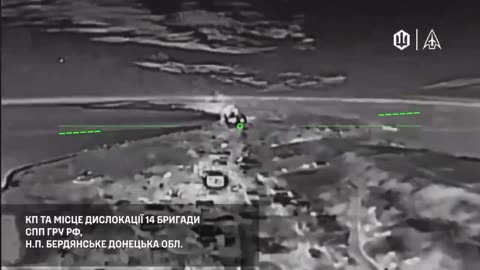 Operators of the 1st Separate Center of the SBS carried out a middle strike on enemy targets