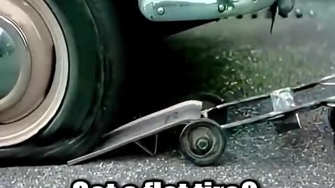 flat tyre in 1930 you would not believe