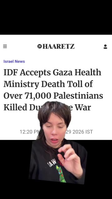 IOF admits the Gaza Health Ministry’s Numbers are Accurate