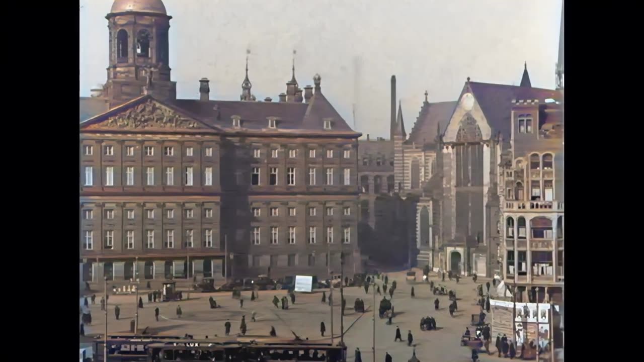 Amsterdam’s Timeless Magic: 1922 in Stunning Color!