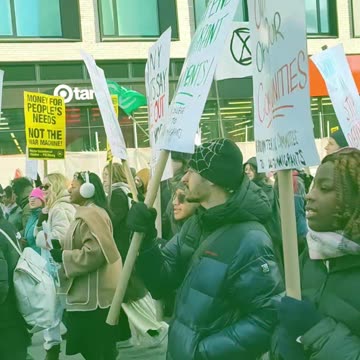 Marching for migrants, Mexico, Palestine, etc..