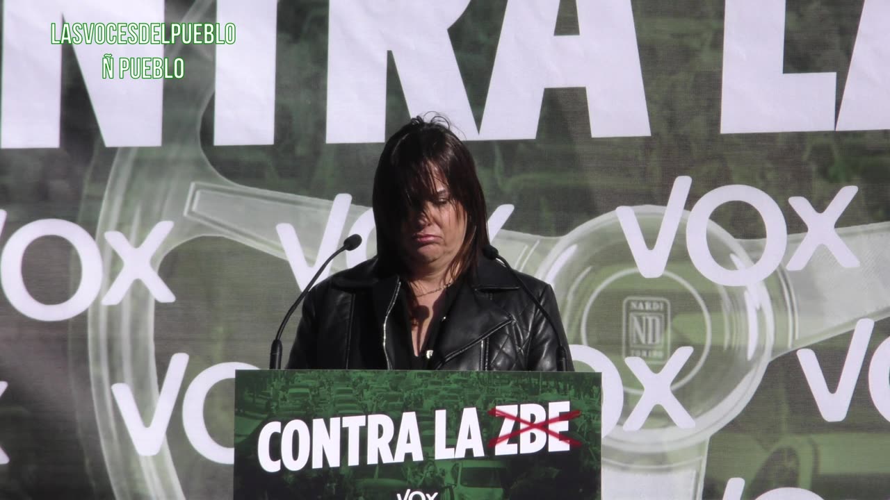 Discurso de Sandra Moya Bolivar en la marcha anti-ZBE