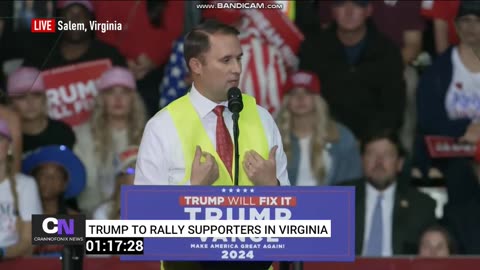 NOVEMBER 2 2024 TRUMP RALLY IN SALEM VIRGINIA PART 1