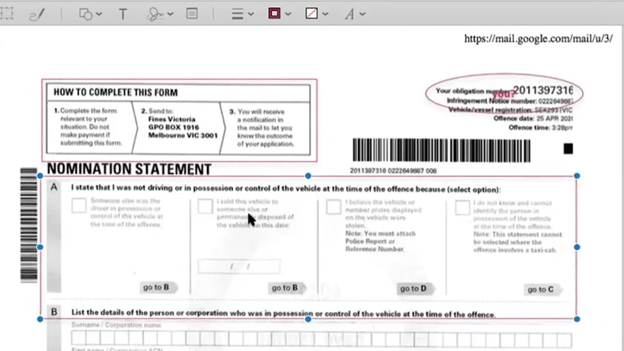 Infringement Notices Part 1