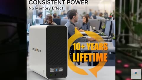 GOLDENMATE 1000VA/800W Lithium UPS Battery Backup and Surge Protector, Backup Ba