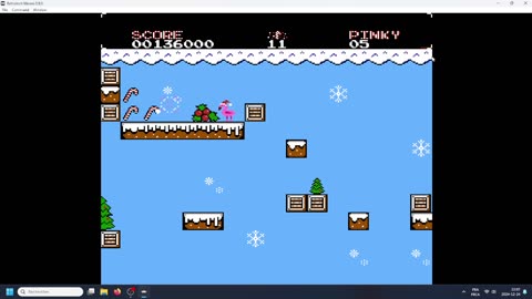 Pinky Xmas Nes Homebrew Test (With Bonus Level)