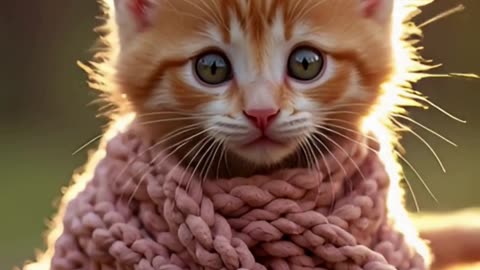 😻 Cute Kitten Moments 🐱 | Fluffy Tiny Cat Plays & Sleeps | Adorable Cat Video