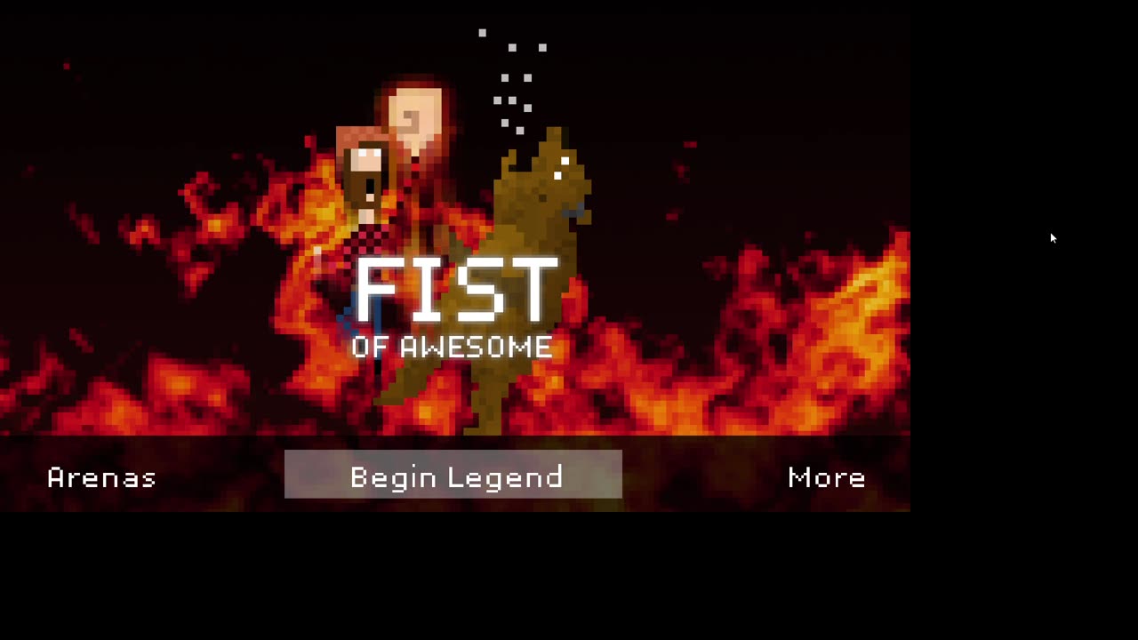 FIST OF AWESOME - Playthrough Walkthrough Longplay PC Beat em up Bears Lumberjack