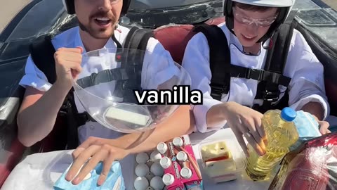 Mr Beast Backed a cake in car race 🔥