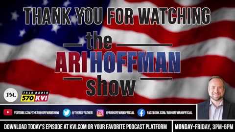 The Ari Hoffman Show- Its the economy stupid
