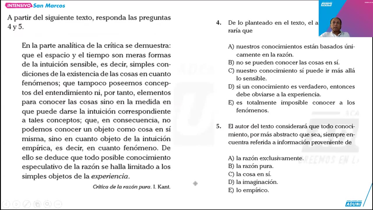 INTENSIVO ADUNI 2024 | Semana 06 | Trigonometría | Biología | Filosofía