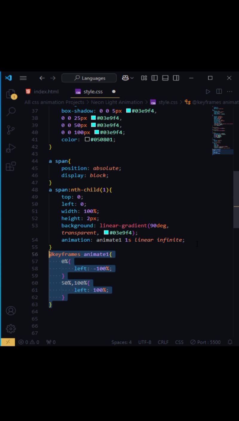 3 Button Animation Using Html And Css