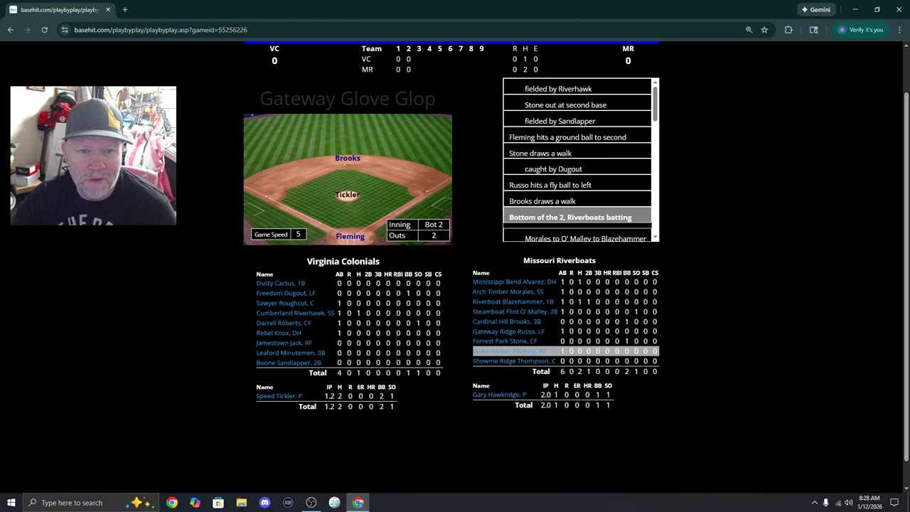 Gm. # 3 BOT World Series: Virginia vs. Missouri