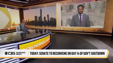 Senate to reconvene on Day 14 of government shutdown