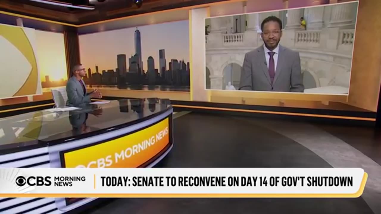 Senate to reconvene on Day 14 of government shutdown