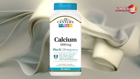 Calcium, a supplement that helps women maintain balance