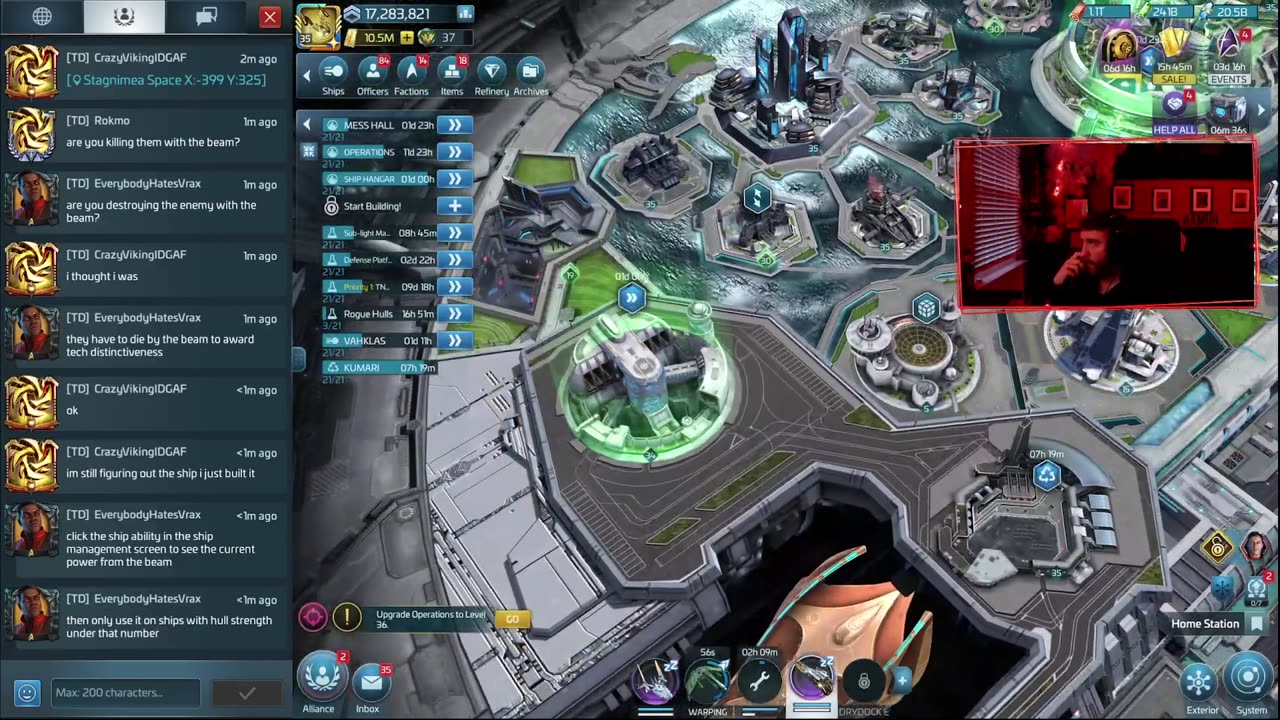 (server 709) Ops 35 New Commander - STELLAAAAAA - STFC Live Stream