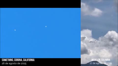 Des témoins à Corona et à Medellín ont réussi à capturer des sphères impressionnantes...