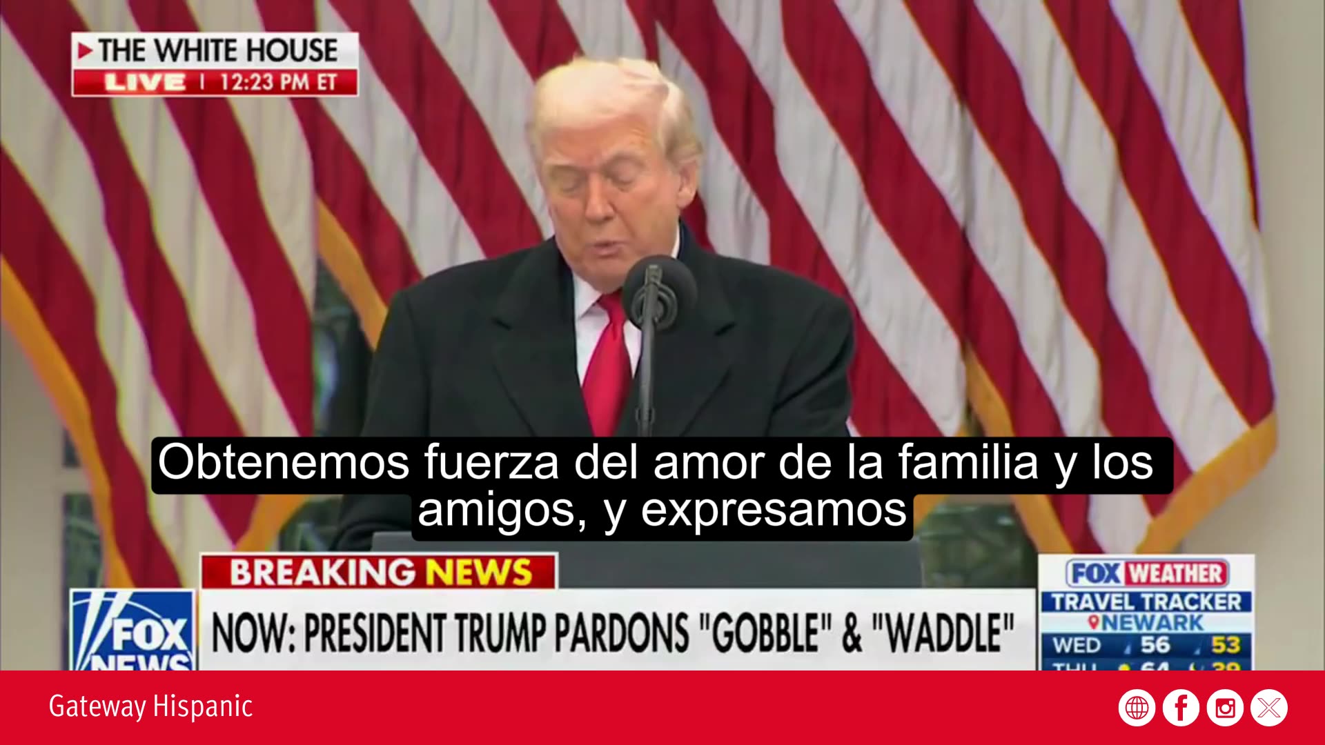 Donald Trump: We thank God for his many blessings