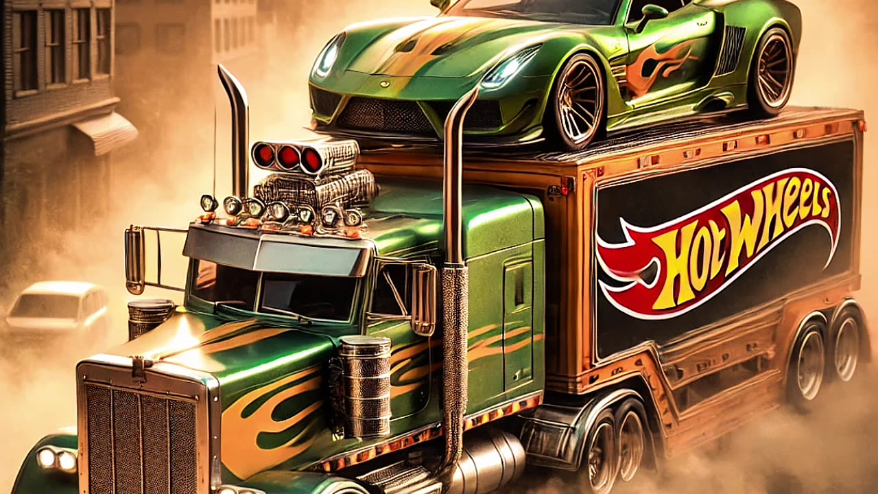 Hot Wheels RIG DOG #ia #realistic #car #hotweels #image #flypシ