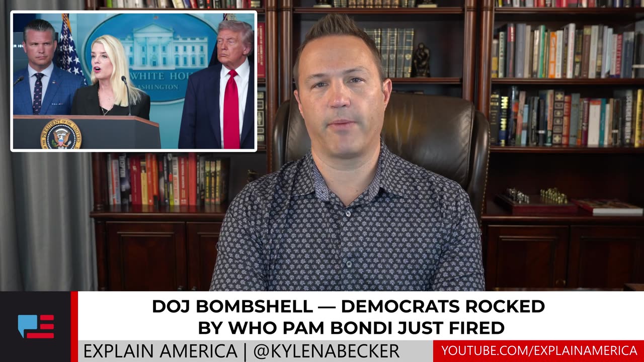 DOJ BOMBSHELL Democrats ROCKED by Who Pam Bondi Just Fired