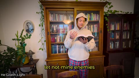 Psalm 25 Reading: A Prayer for Guidance and Forgiveness (King James Version Audio with Subtitles)
