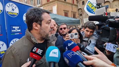 Salvini - TRAM. BOLOGNA, SALVINI FRENA LA BLU: RISCHIA DI DANNEGGIARE CITTÀ (08.03.25)