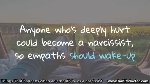 Things That happens when an empath loves a narcissist