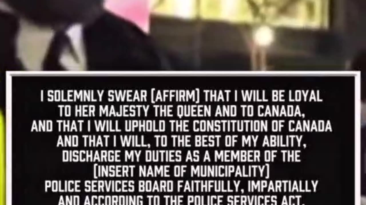 Who are they taking Oath for?