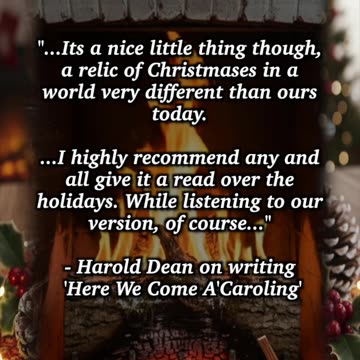 Eggnog ‘n’ Truth: Harold Dean on the history of ‘Here We Come A’ Wassailing’ and their version