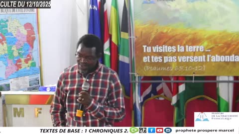 CULTE DU 12/10/2025 THEME : HEUREUX CEUX QUI SERVENT DIEU EN VERITE