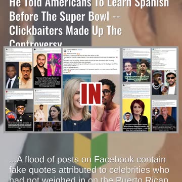 Fact Check: These Celebrities NOT Clapping Back At Bad Bunny After He Told People To Learn Spanish