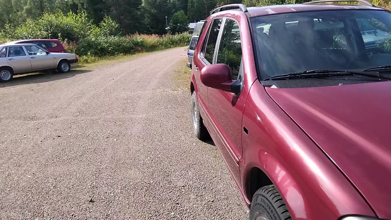 Autokauppaa katselemassa