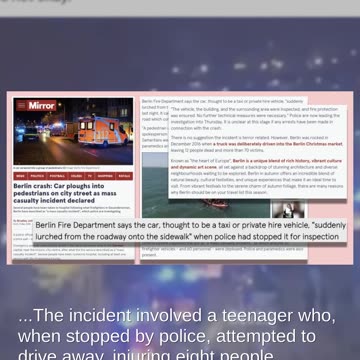 Fact Check: March 26, 2025 Berlin Car Crash Was NOT Terrorist Attack