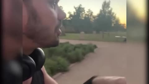 Communists and a jogger have a conversation