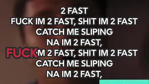 RanDumB - 2 Fast (Official Lyrics Video)