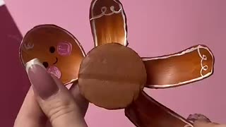 Amazing: Christmas DIY Gingerbread MAN Candle HOLDER Cozy ROOM Decor