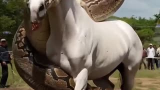 Snake Attacks & White Horse