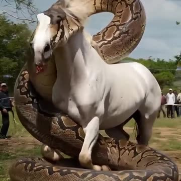 Snake Attacks & White Horse