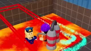 Amazing: Roblox 999999 IQ plays BARRY 2 PLAYER ESCAPE #roblox #shorts